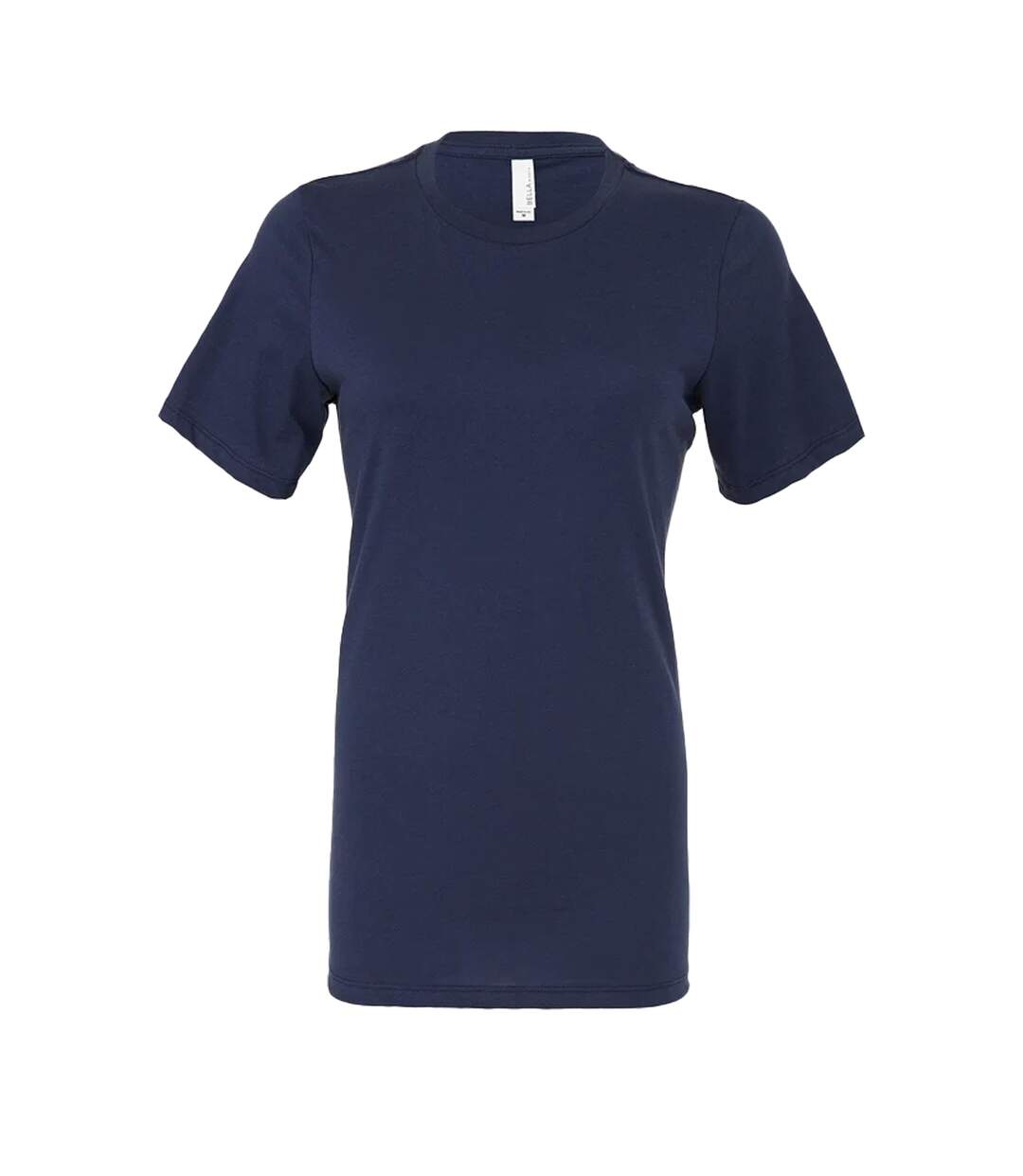 T-shirt Femme Bleu Marine Bella + Canvas-2