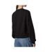 Sweat noir femme calvin klein jeans ls cropped-2