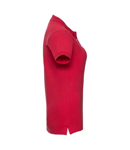 Polo Femme Rouge Classique Russell