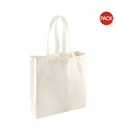 Lot de 2  Sac de courses taille unique naturel Westford Mill