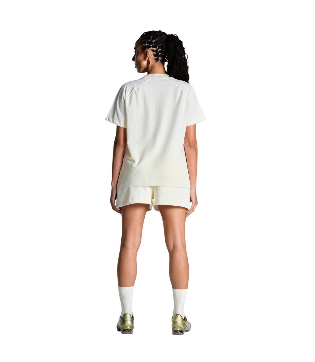 Womens/ladies Campo Shorts Off White Miss Kick-3