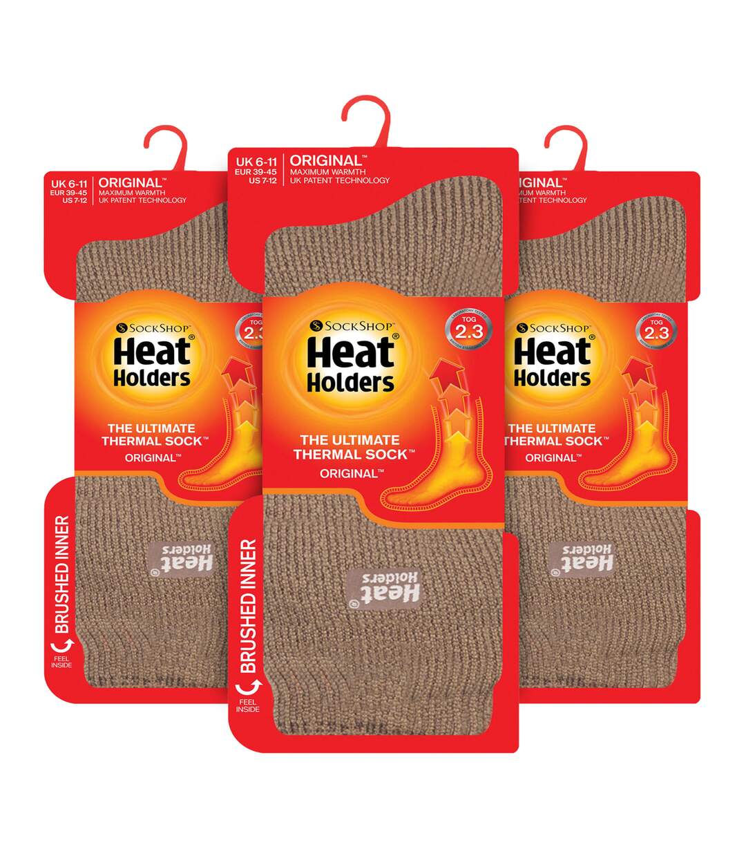 3 Pairs Mens Original Thick Winter Thermal Socks for Cold Weather-2