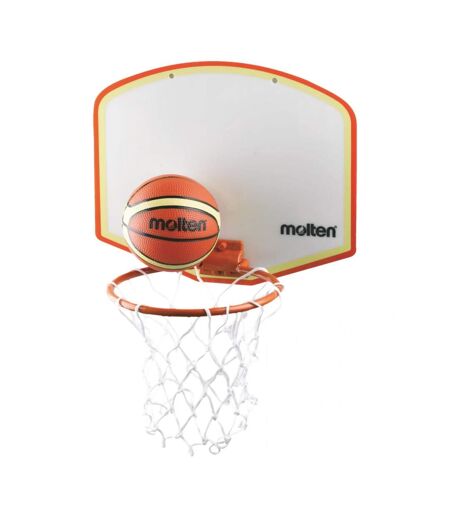 Ensemble De Mini Panier De Basket Taille Unique Blanc Marron Molten