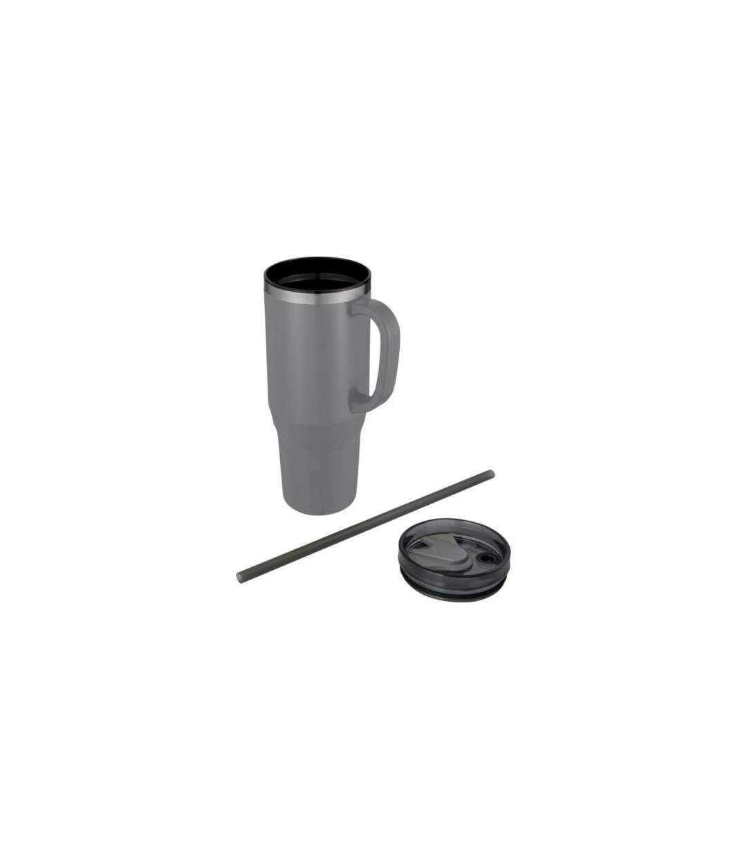 Mug avec paille melbourne taille unique gris Generic-3