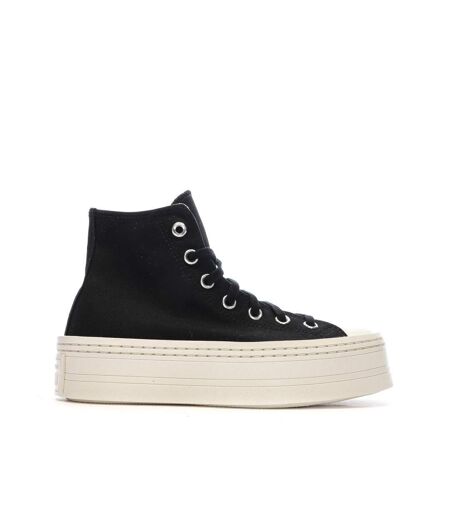 Baskets noires femme converse all star modern lift platform