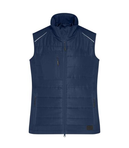 Veste Sans Manches Hybrid Femme Bleu Marine James And Nicholson