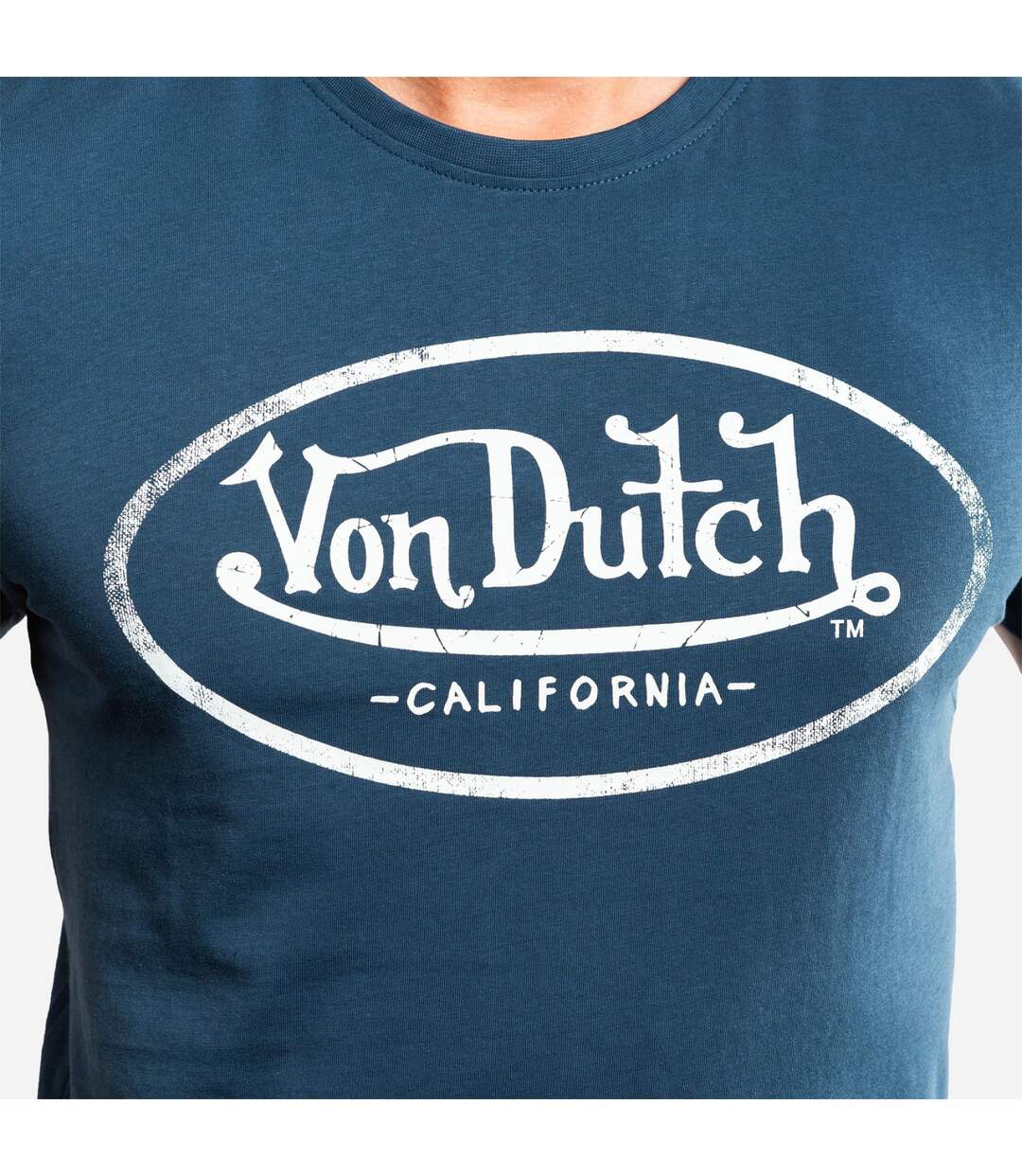 T-shirt col rond en coton homme Logo Vondutch