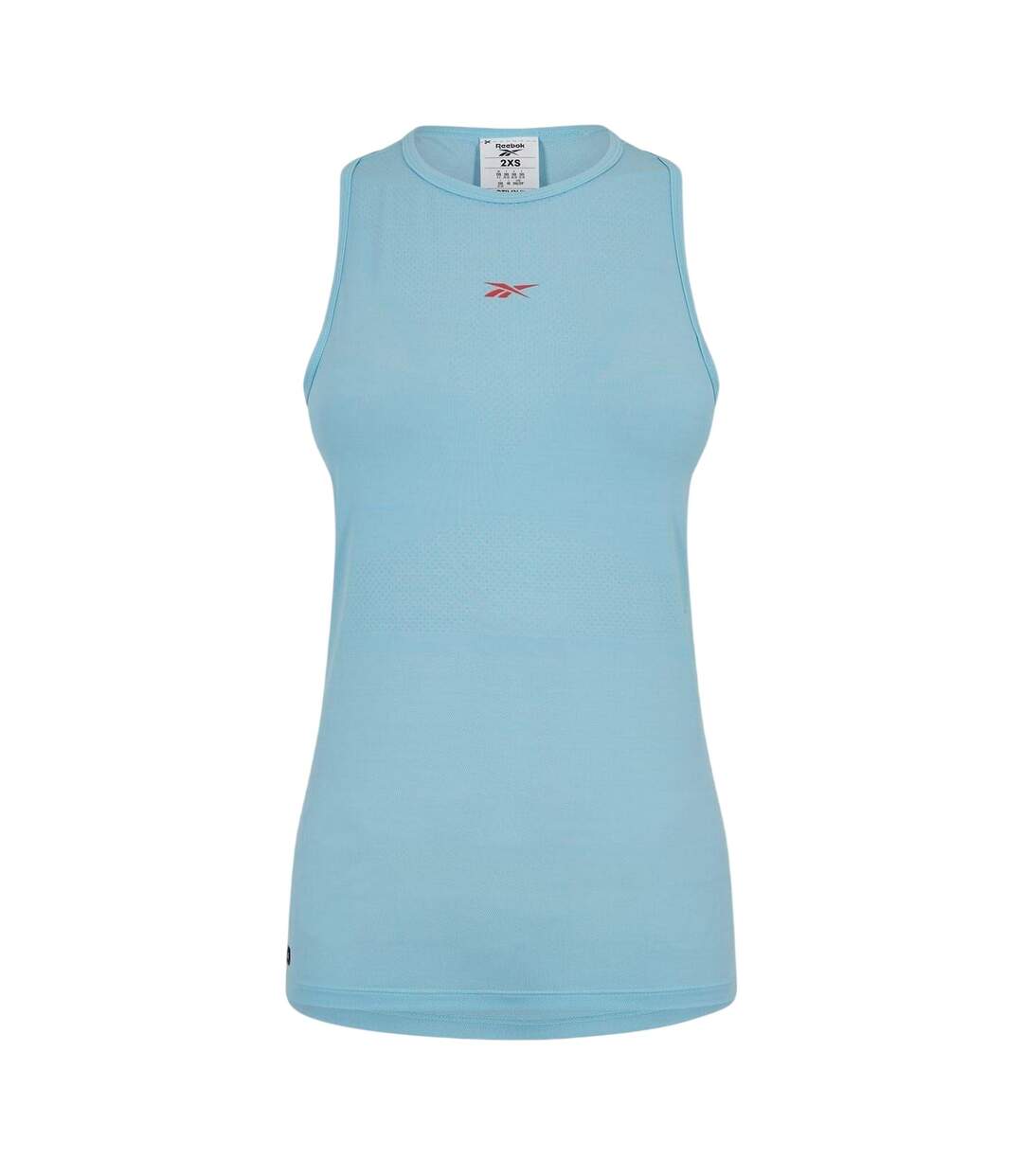 Womens/ladies Les Mills Activchill Tank Top Light Blue Reebok-1