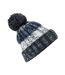 Bonnet Corkscrew Bleu Sombre Blanc Beechfield-2