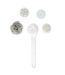 Brosse Nettoyante Corps 5 en 1 33cm Blanc-1