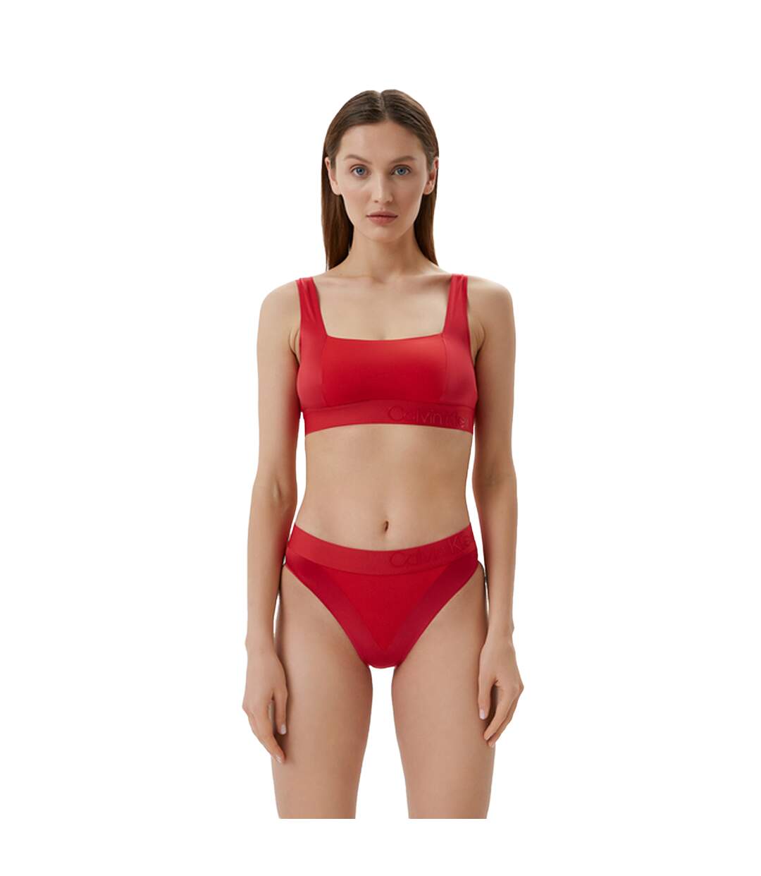Culotte Motif/style Uni Femme Rouge Calvin Klein-1