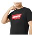 T-shirt Motif/style Aile De Chauve-souris Et Logo Homme Noir Rouge Levis-3