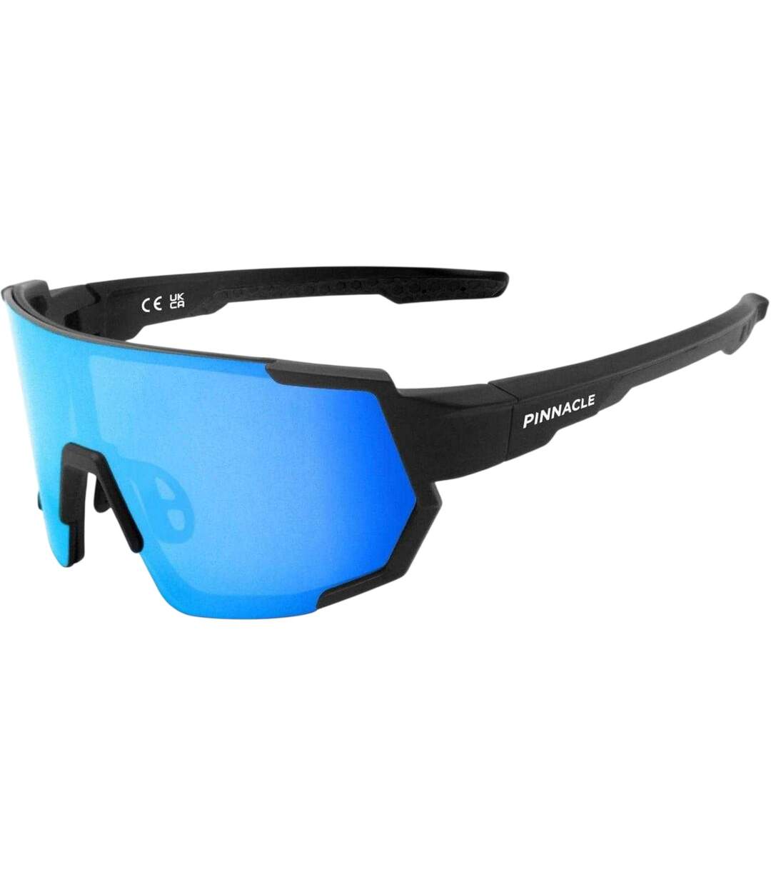 Unisex Adult Rectangle Cycling Sunglasses One Size Navy Pinnacle-2