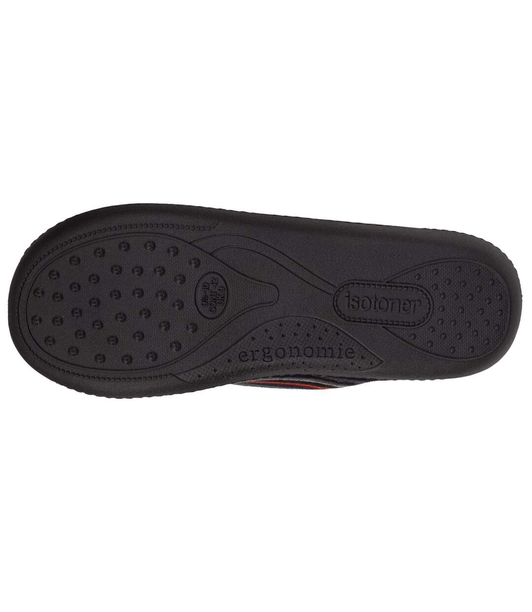 Isotoner Chaussons Mules homme ultra confortables, semelle à mémoire de forme et soutient de la voûte plantaire