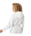 Womens/ladies Logo Crop Hoodie White Marl Everlast-3