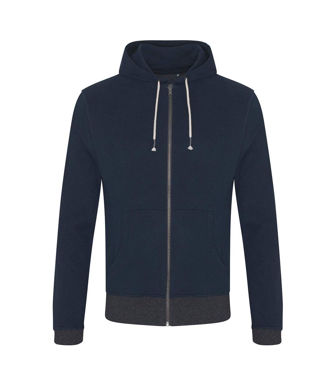 Veste À Capuche Okavango Adulte Bleu Marine Charbon Ecologie-1