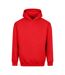 Sweat À Capuche Vision Adulte Rouge Feu Awdis-1