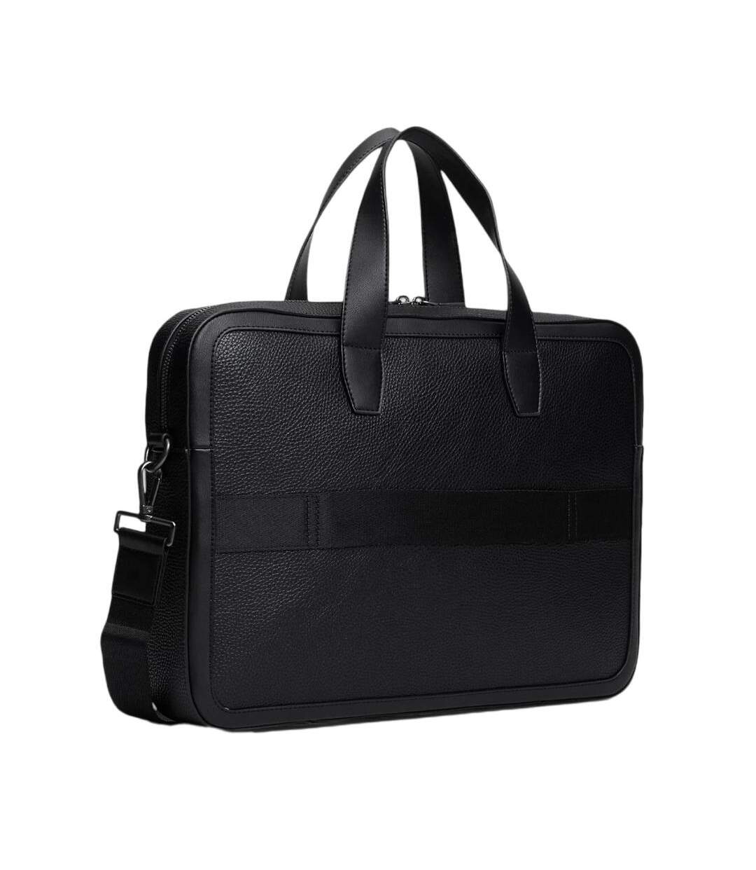Sacoche noir homme tommy hilfiger central - taille unique-2