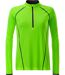 Maillot running respirant manches longues - Femme - JN497 - vert vif