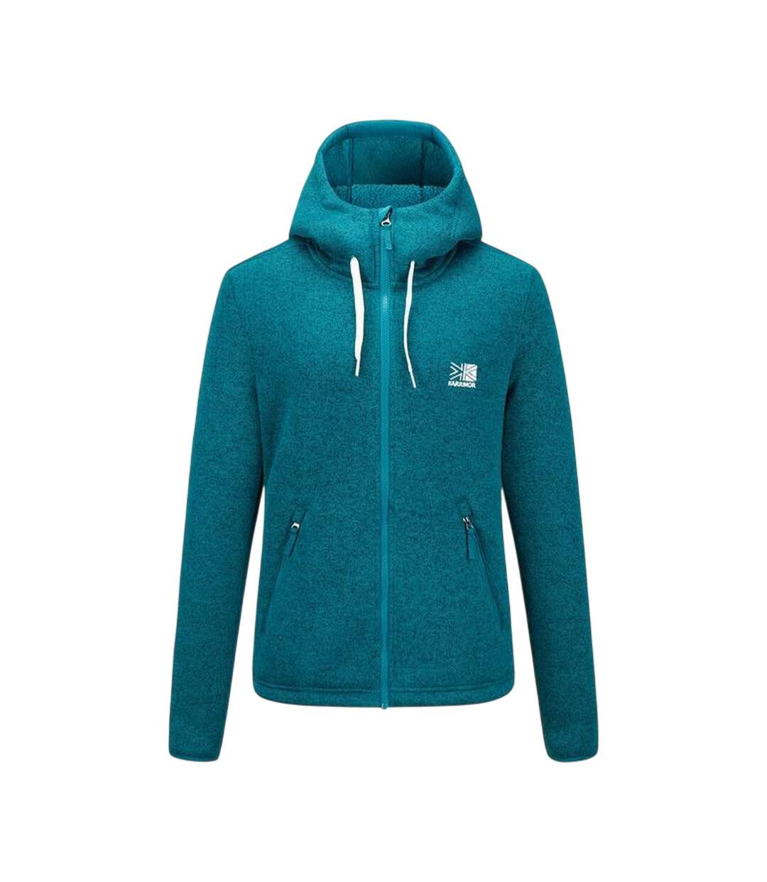 Veste À Capuche Motif/style Orbite Femme Bleu Sarcelle Karrimor-1