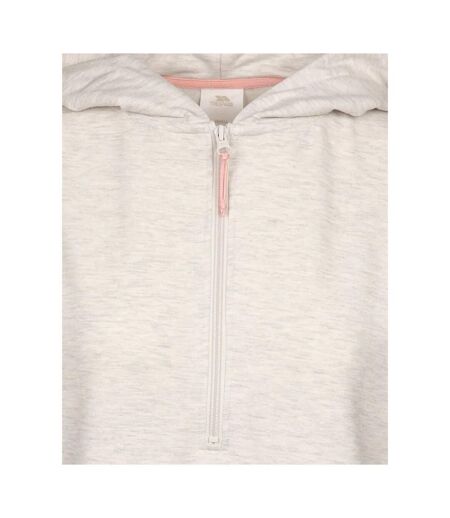 Womens/ladies Zia Hoodie Cream Marl Trespass
