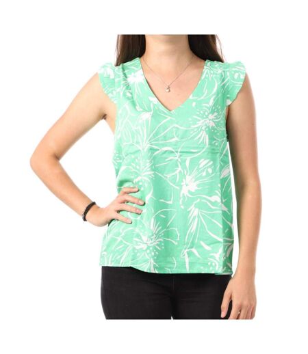 T-Shirt Vert Femme Only Alma Life - S