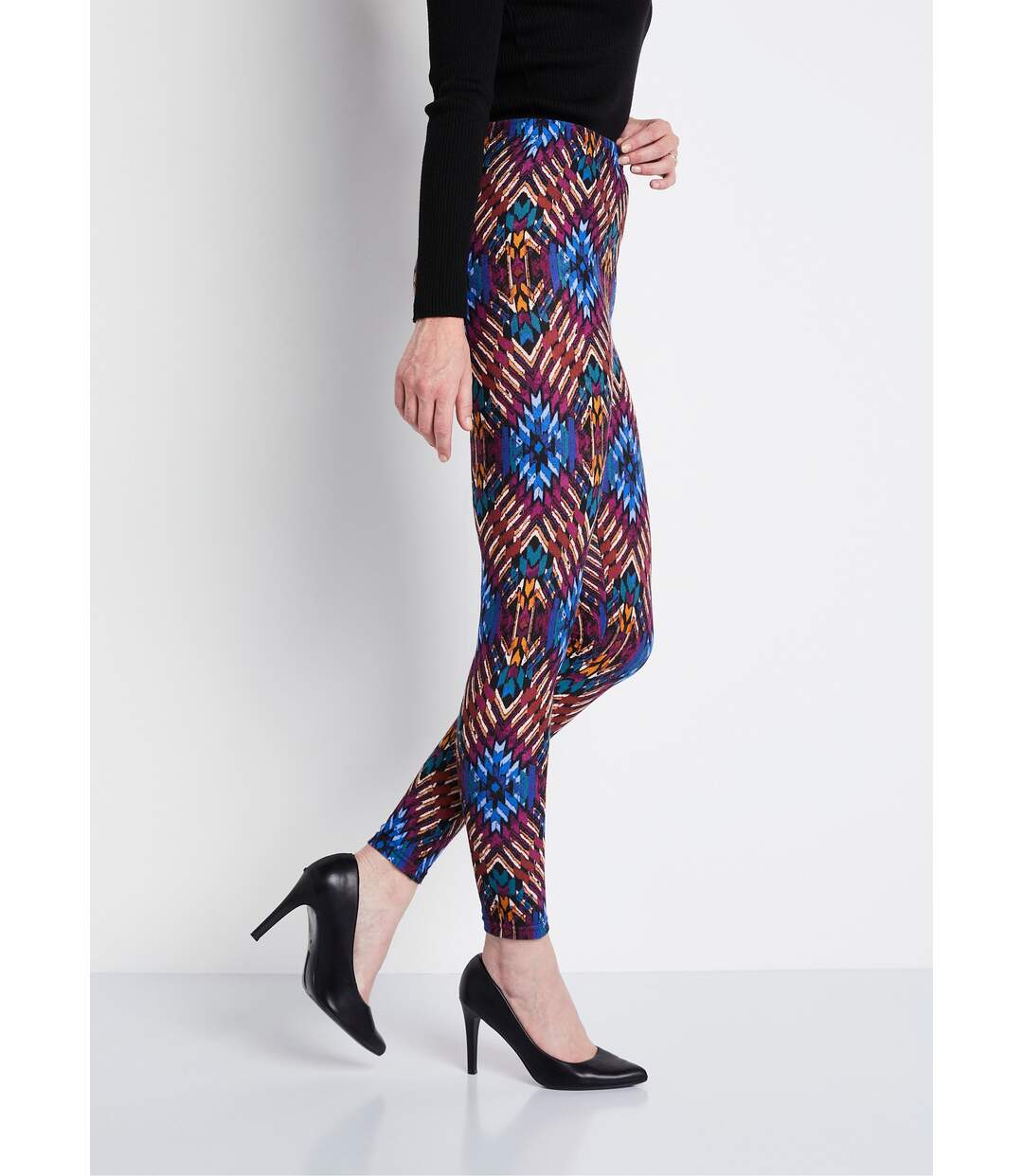 Legging long uni ou imprimé-3