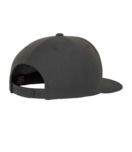 Mens classic snapback cap dark grey Flexfit