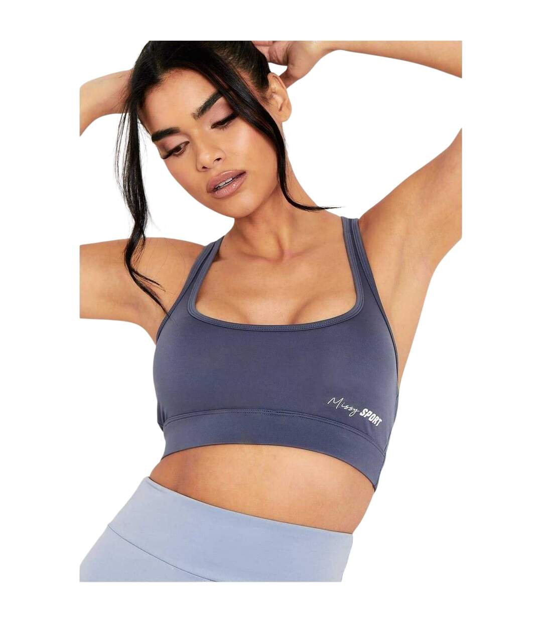 Brassière De Sport Femme Bleu Marine Missy Empire-1