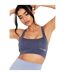 Brassière De Sport Femme Bleu Marine Missy Empire-1