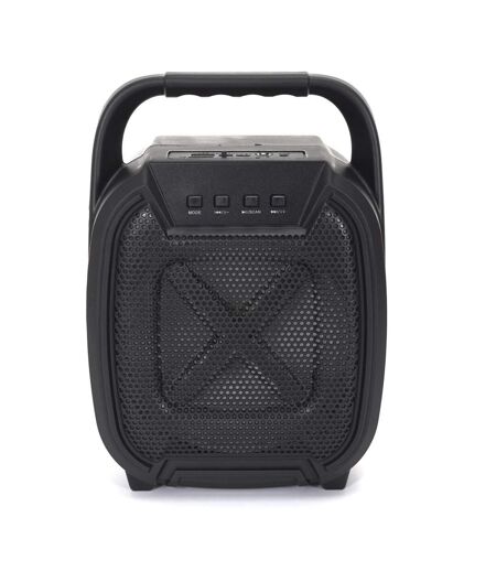 Enceinte Sans Fil Karaoké & Micro 15cm Noir
