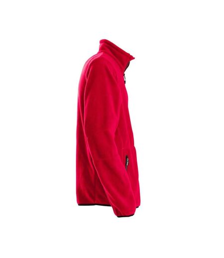 Mens Speedway Fleece Jacket Red Printer