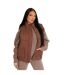Doudoune Sans Manches Sans Manches Motif/style Matelassé Femme Marron Missy Empire-2