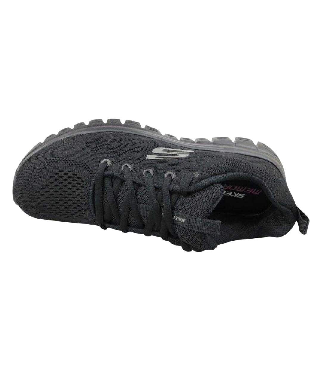 Baskets Graceful Get Connected Femme Noir Skechers-3