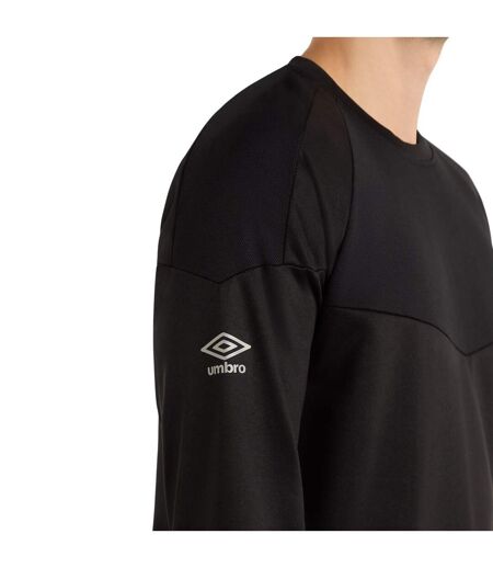 Mens sportswear sweatshirt black Umbro