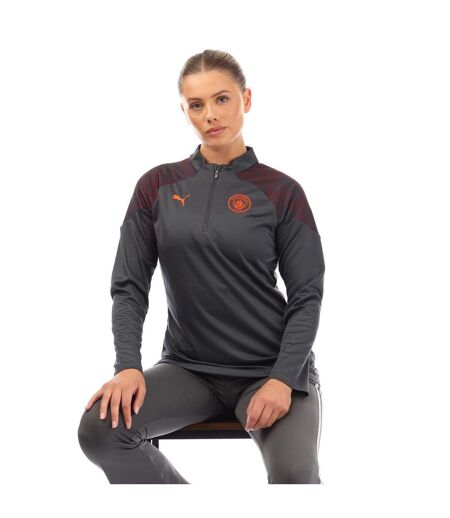 Womens/ladies Manchester City Fc Training Top Grey Puma