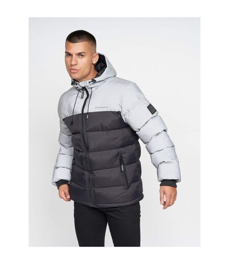 Crosshatch Mens Rothman Reflective Jacket (Black)