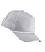 Coolmax Baseball Cap Light Grey White Beechfield-2