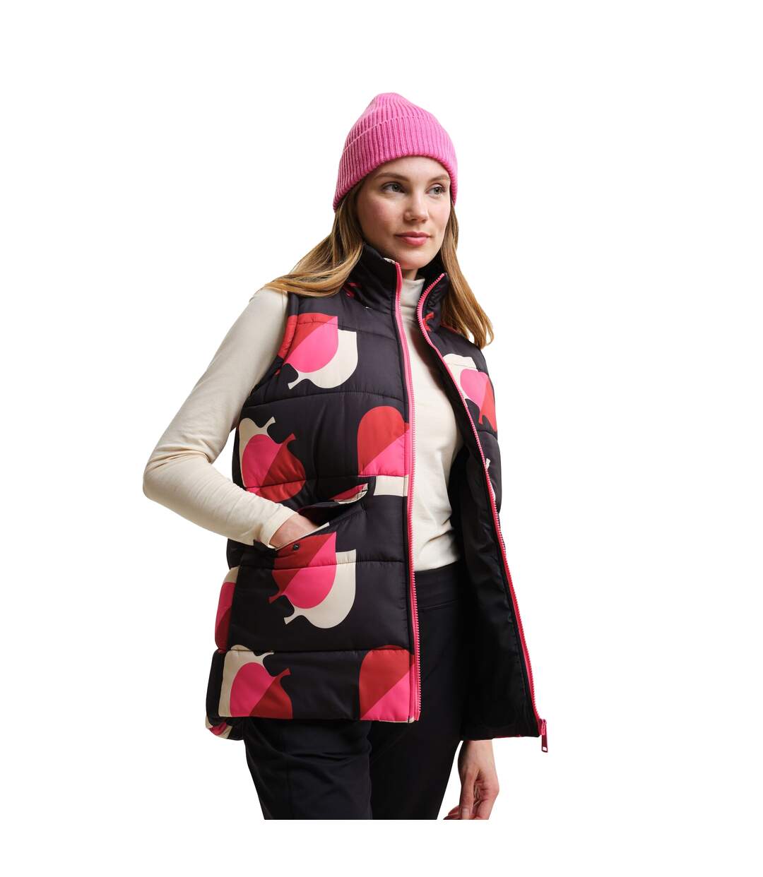 Veste sans manches orla kiely femme ombre / rose Regatta