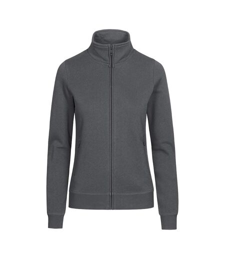 Veste De Survêtement Femme Gris Acier Promodoro