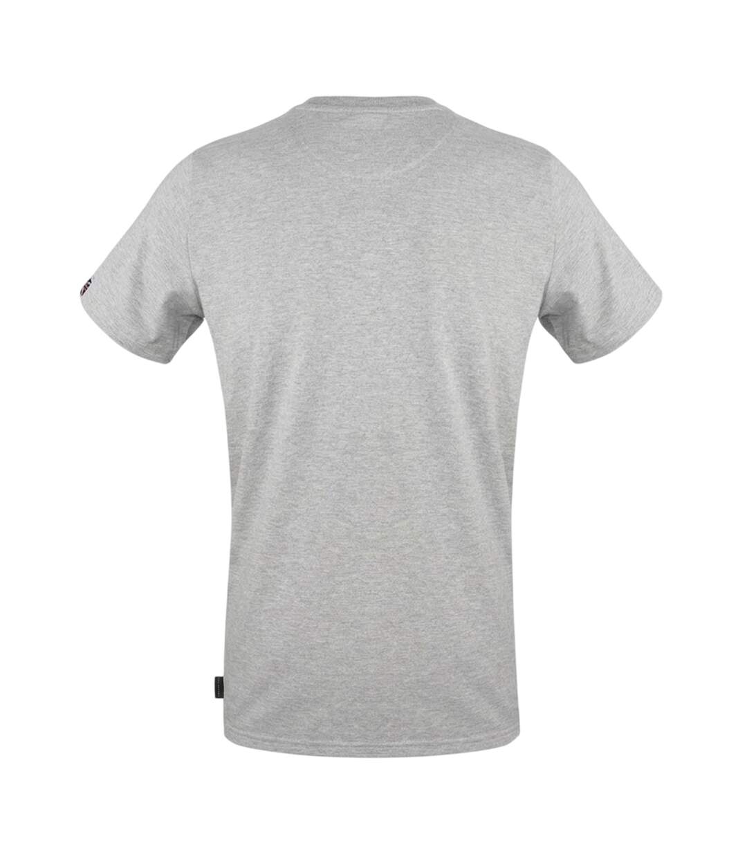 T-shirt Motif/style Logo Bouclier Homme Gris Aquascutum-2