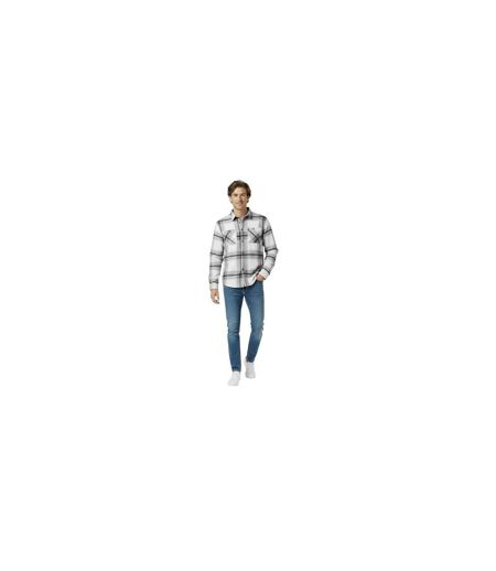 Mens Plaid Regular Overshirt Grey Jack Wills