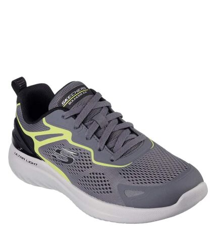 Skechers Mens Bounder 2.0 - Andal Sneakers (Charcoal/Lime) - UTFS9796