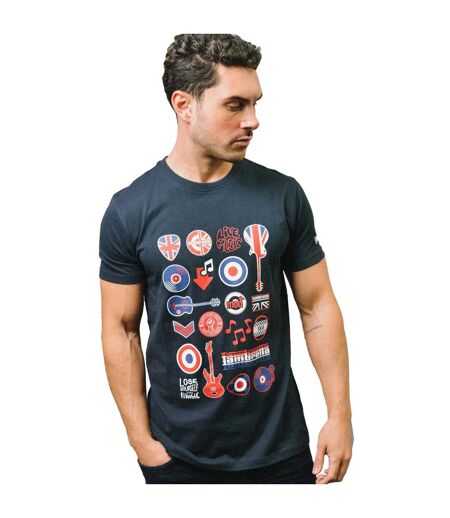 T-shirt Homme Bleu Marine Lambretta