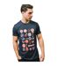 T-shirt Homme Bleu Marine Lambretta-3