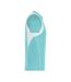 T-shirt Course À Pied Homme Menthe Blanc James And Nicholson-3