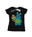 Disney Womens/Ladies Toy Story 4 Ducky And Bunny Distressed Pose Cotton T-Shirt (Noir) - UTBI44439-1