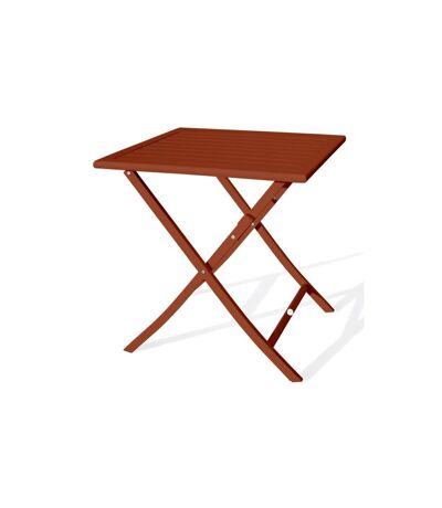 Table de Jardin Pliante Marius 70cm Terracotta