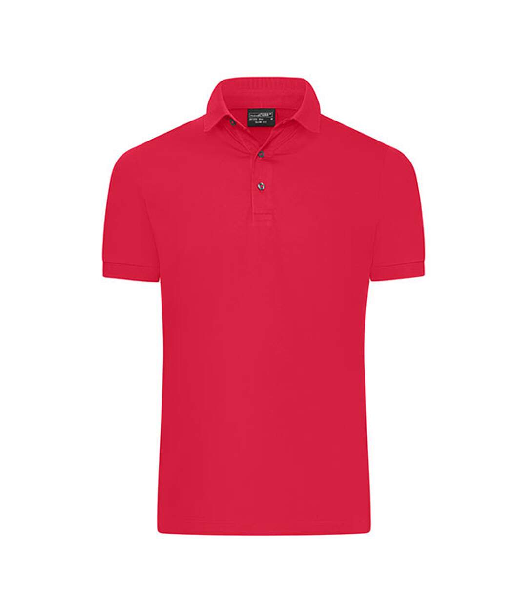Polo Mercerised Homme Rouge Clair James And Nicholson-1