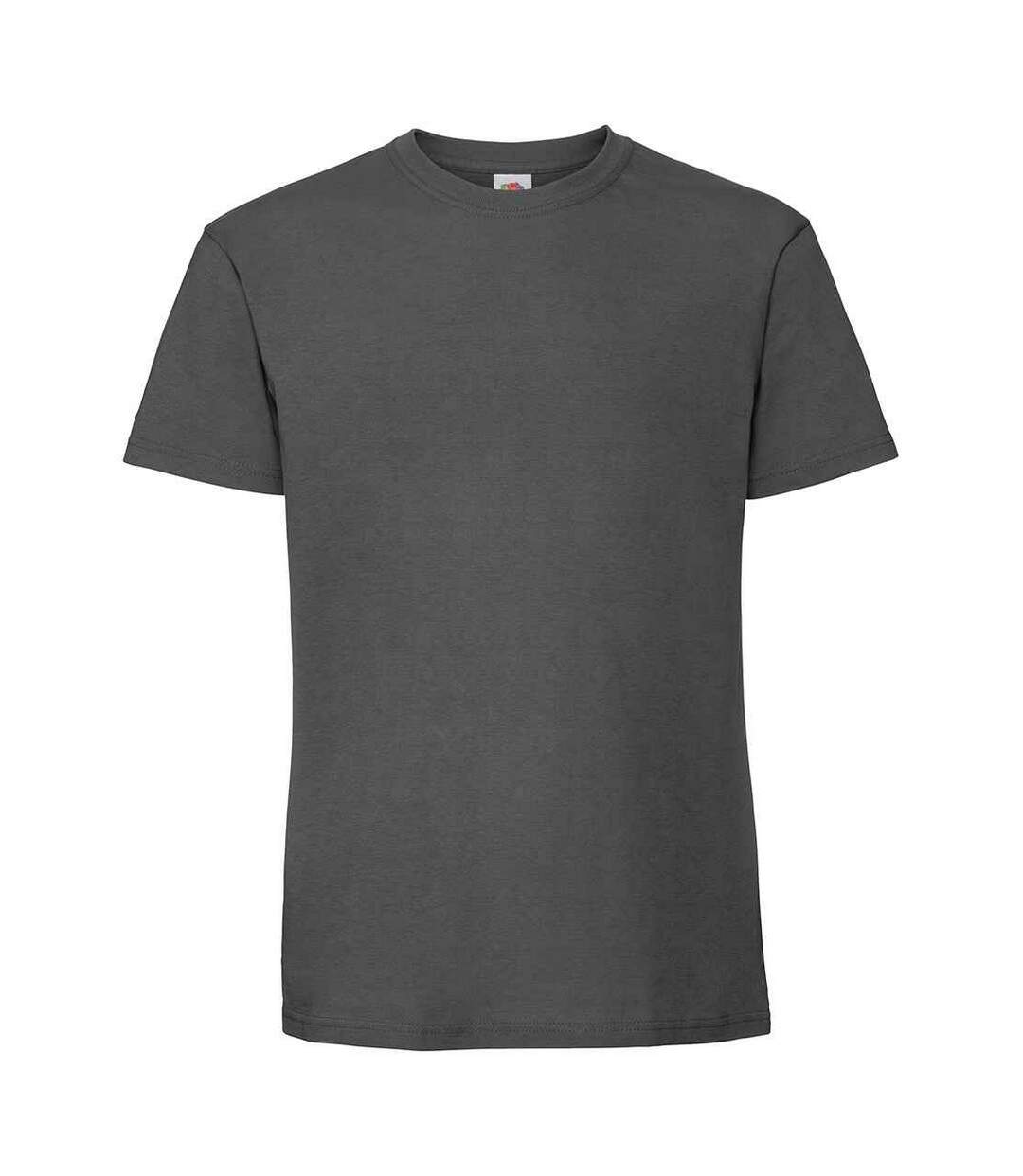 T-shirt ringspun premium homme graphite clair Fruit of the Loom-1